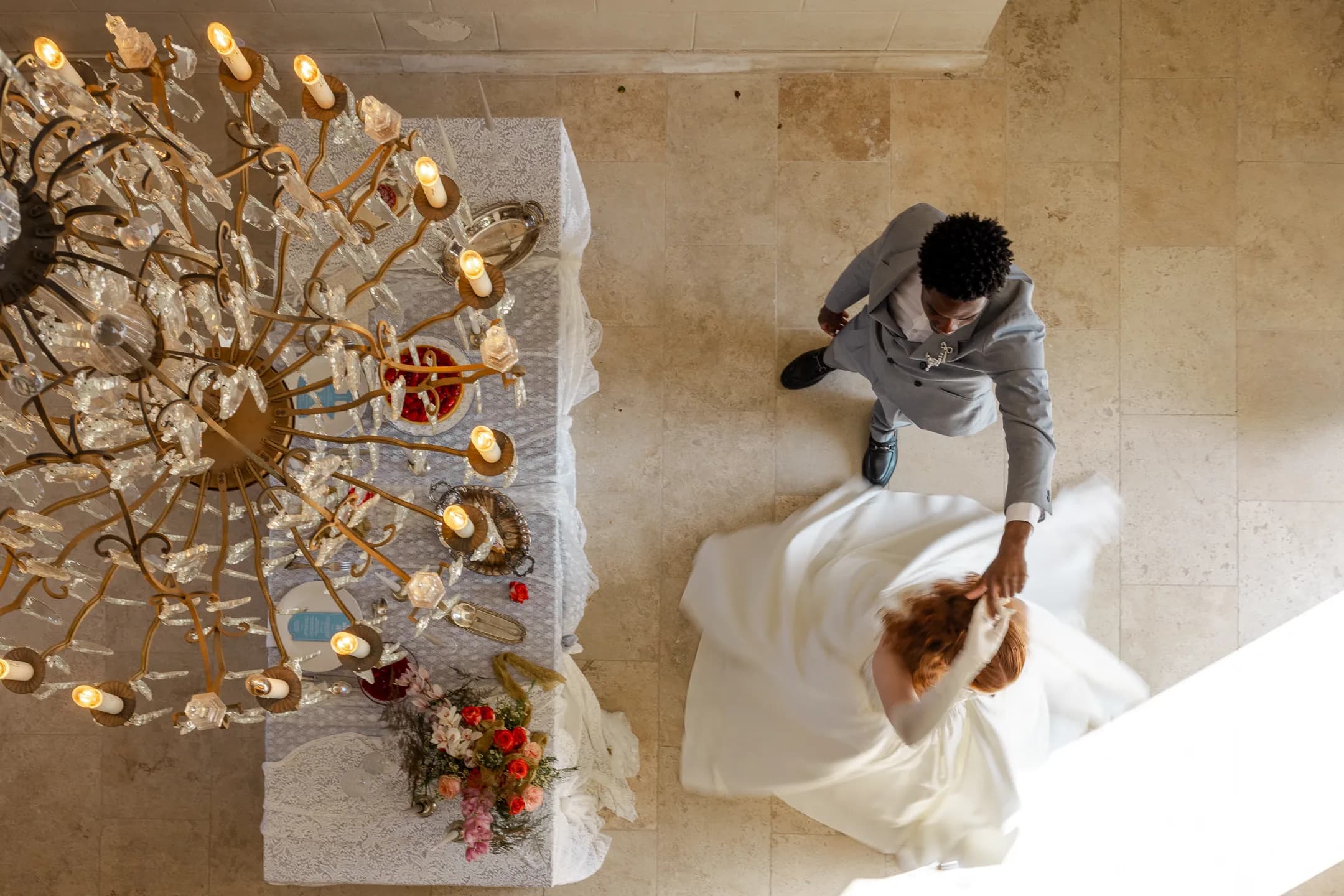 Documentary wedding photography on digital at Château de la Couronne, Charente, France by Liza Holiarchuk.